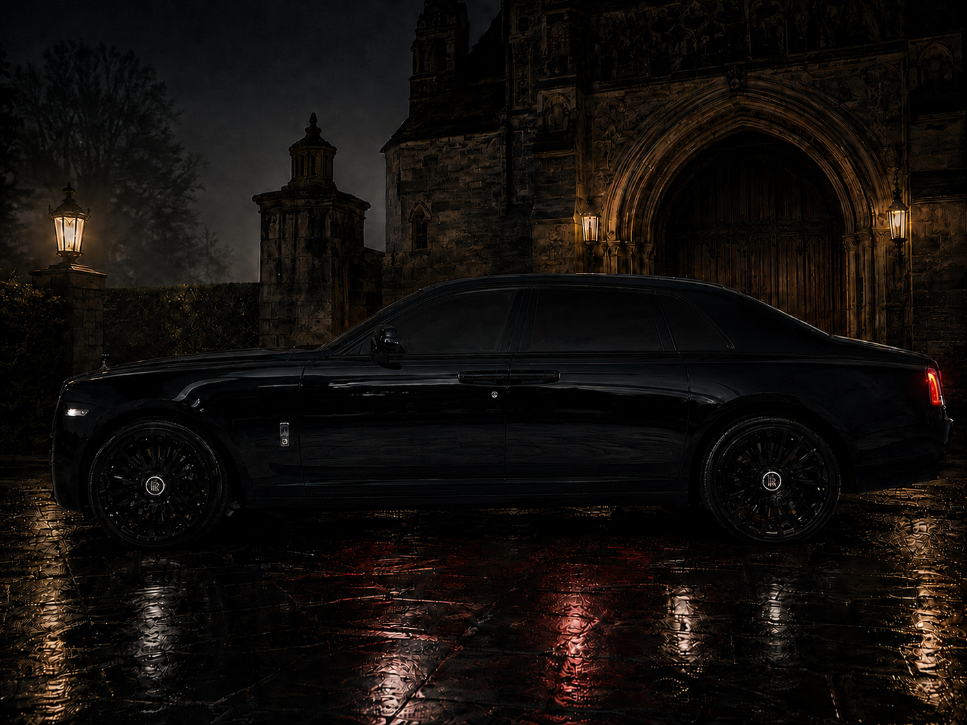 Rolls-Royce Ghost, black on black